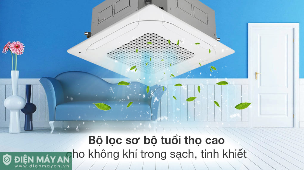 Điều hòa âm trần cassette LG Inverter 36000 BTU 3 pha ZTNQ36LNLA0